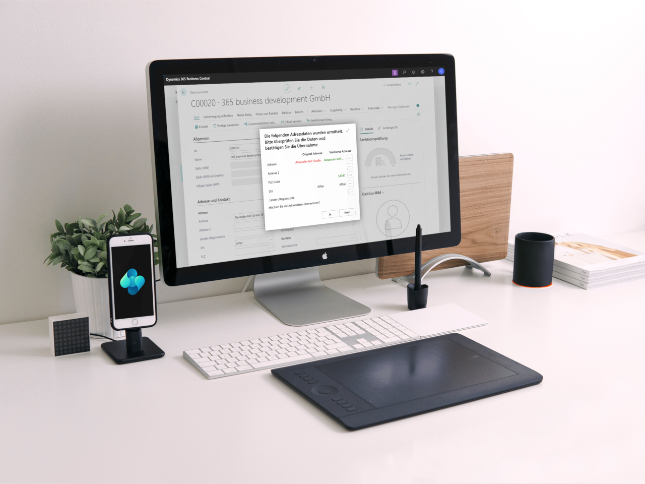 Postalische Adressvalidierung in Business Central