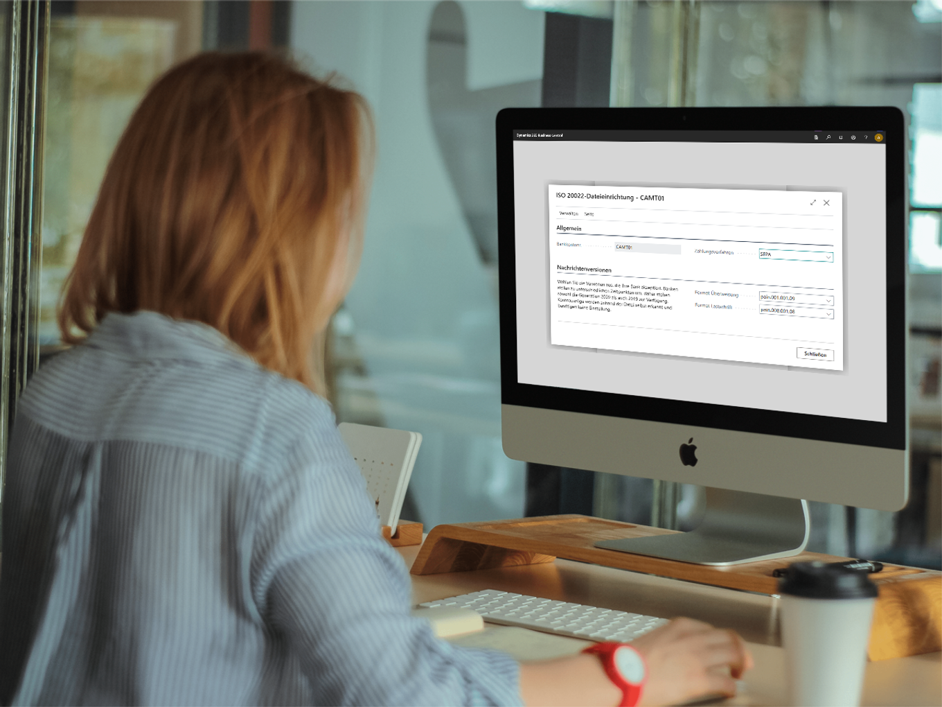 Nachrichtenversionen für camt/pain-Dateikonten in Business Central