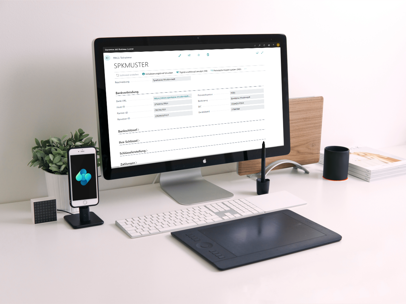 EBICS-Teilnehmer in Business Central